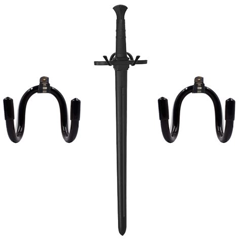 Sword Display Stand Sword Wall Mount Vertical Sword Foils Wall Hanger - W Type | eBay