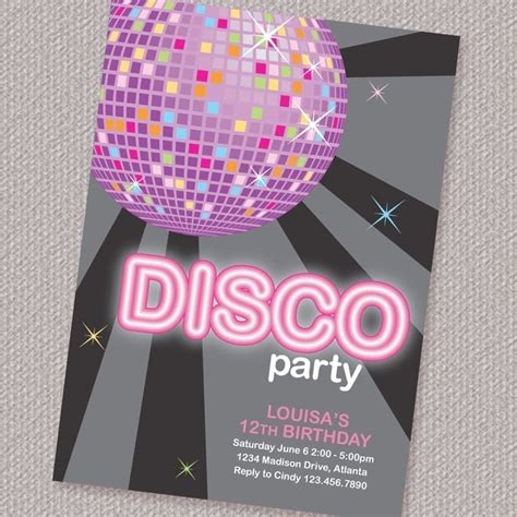 Free Disco Party Printables