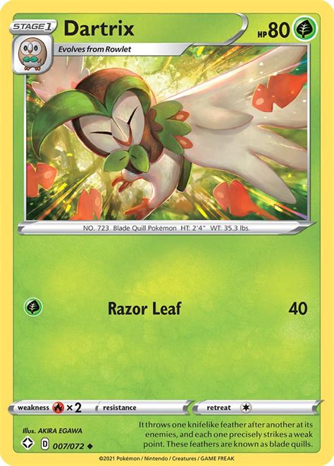 Dartrix - Shining Fates - Pokemon