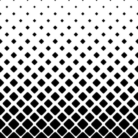 Monochrome square pattern background - geometric vector illustration | AI-generated vector