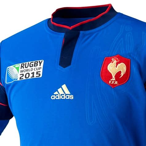 France rugby World Cup Home jersey 2015/16 - Adidas - SportingPlus.net