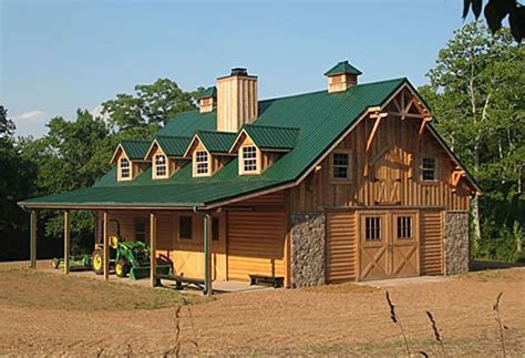 Barn with Living Quarters The Denali Garage Apt 48 - Barn Pros | Prefab barn homes, Barn with ...