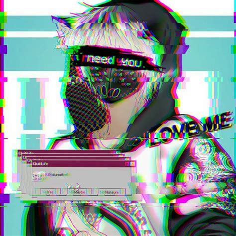 View 14 Glitch Wallpaper Anime Boy