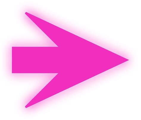 neon pink arrow 18745810 PNG