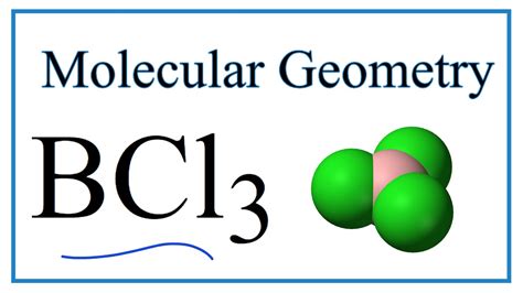 BCl3 (Boron trichloride) Molecular Geometry, Bond Angles (and Electron ...