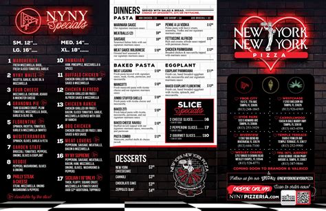 MENU - NY NY Pizza