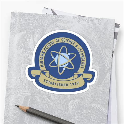 "Midtown Highschool Logo" Stickers by alice-magica | Redbubble