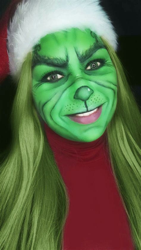 #grinch#makeup | Christmas makeup, The grinch makeup, Grinch halloween