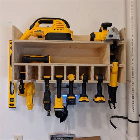 Cordless Drill Organizer - Etsy | Garage organization diy, Tool storage diy, Diy storage