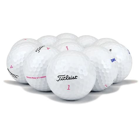 Titleist Pro V1 Pink Play & Sidestamp Overrun Golf Balls - Golfballs.com