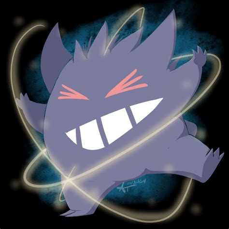 Shiny Gengar GIF by pokemonfan-artist on DeviantArt