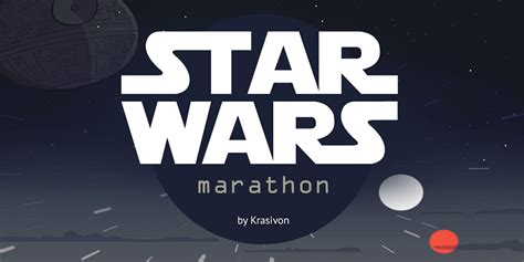 Star Wars Marathon on Behance