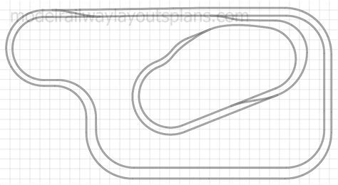 N scale double track bridge track plan - Railroad layouts