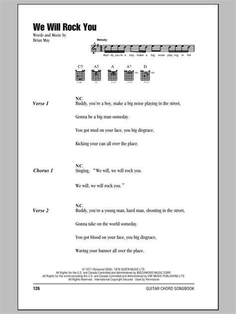 We Will Rock You | Sheet Music Direct