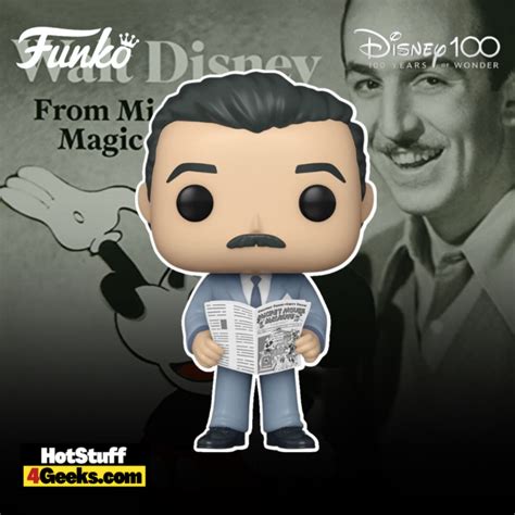 2023 Disney 100 Years: Walt Disney with Magazine Funko Pop!