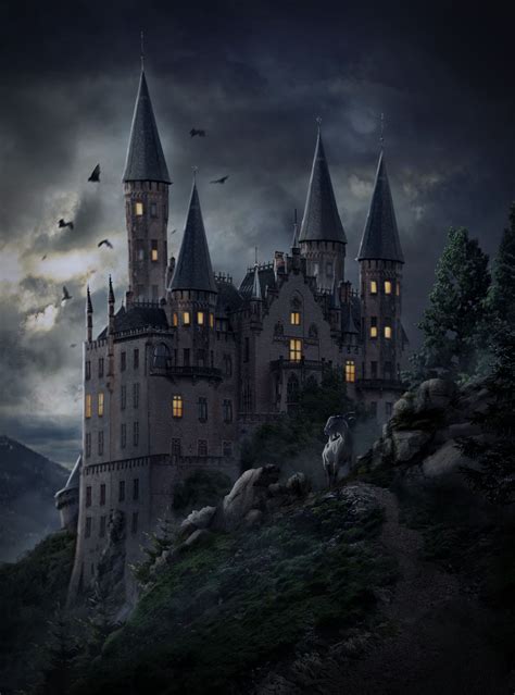 Mystery Castle by Celia Coca Gothic Castle, Dark Castle, Castle Art, Fantasy Castle, Gothic ...