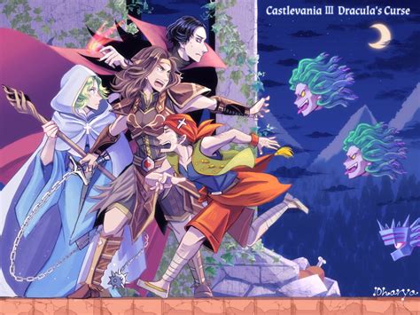 Castlevania III Dracula's Curse Main Characters : castlevania