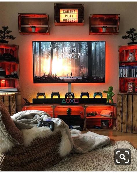 Ps4 Ps5 Gaming Mancave #sunday | Game room design, Video game room ...