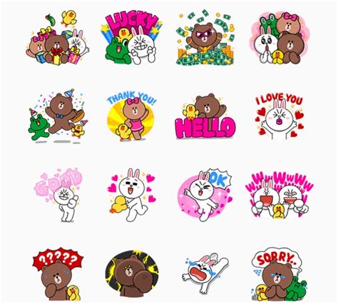 LINE Stickers Community: Free-LINE Characters with SMART PARTY sticker