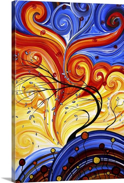 Whirlwind - Whimsical Landscape Art | Great Big Canvas