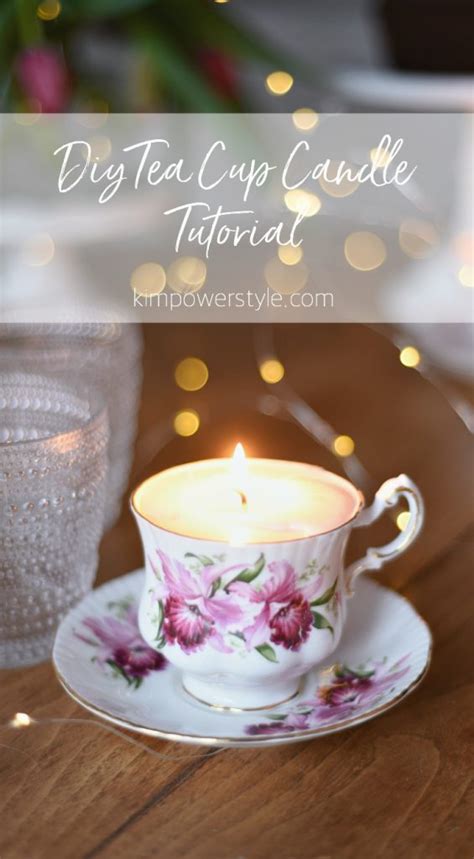 Tea cup candles diy – Artofit