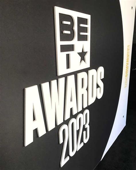 BET Awards Backdrop with 3D Logo - Red Carpet Systems