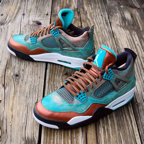 Custom “Patina” Jordan 4 by GourmetKickz