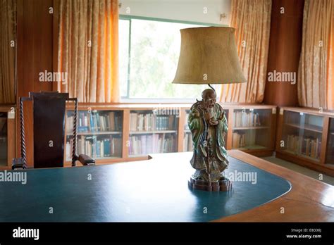 A view of the library inside Reunification Palace (Independence Palace) in Ho Chi Minh City ...