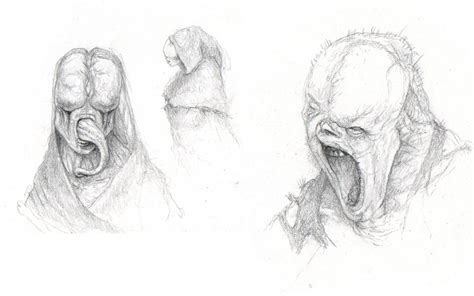 Monster Drawings In Pencil