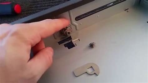 CHD cash drawer lock removal - YouTube