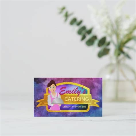 Catering Slogans Business Cards | Zazzle