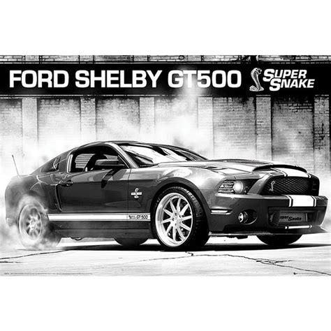 Ford Mustang Poster Shelby GT500 Supersnake - Posters buy now in the shop Close Up GmbH