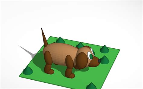 3D design Dog Hot-Dog - Tinkercad