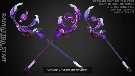 Overwatch 2 Ramattra Full Armor For Cosplay 3D Model Collection | CGTrader