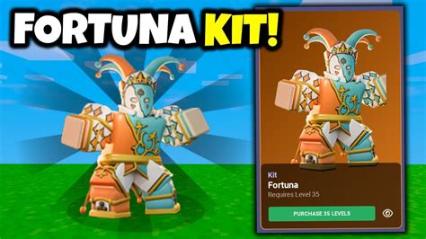 *NEW* FORTUNA KIT!! (SEASON 8) | Roblox BedWars - YouTube