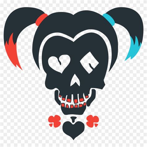 Vector Skulls Joker - Harley Quinn Suicide Squad Logo Png - Free Transparent PNG Clipart Images ...