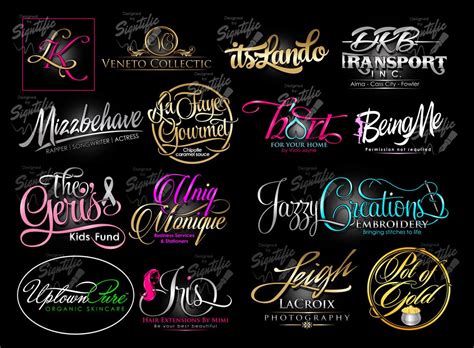 Custom Logo Design Salon Logo Label Design Business