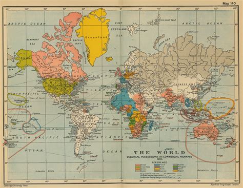 World Map 1910