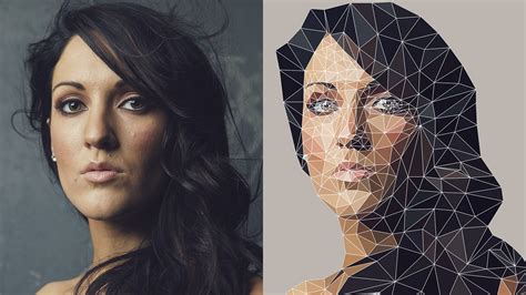 Low Poly Geometric Effect in Photoshop ONLY!