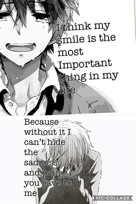 Sad Anime Boy Quotes