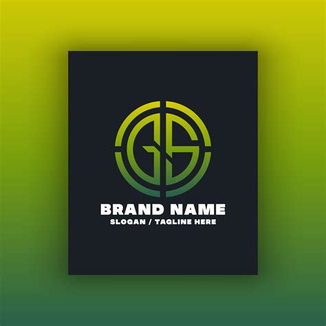 Letter GS logo design template 23089422 Vector Art at Vecteezy