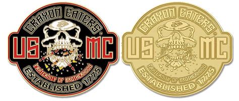 USMC Crayon Eaters Challenge Coin - Etsy