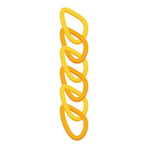 Chain link icon, isometric style 15648258 Vector Art at Vecteezy