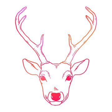 Deer Head Outline Images – Browse 16,520 Stock Photos, Vectors, and Video | Adobe Stock