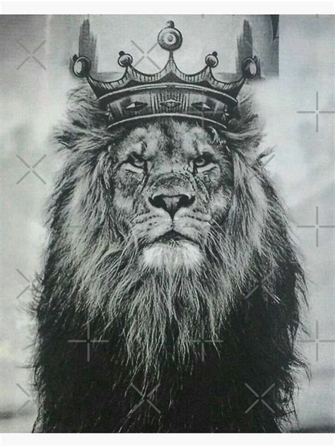 "Lion with crown" Art Print by Herrybert | Redbubble in 2020 | Lion ...