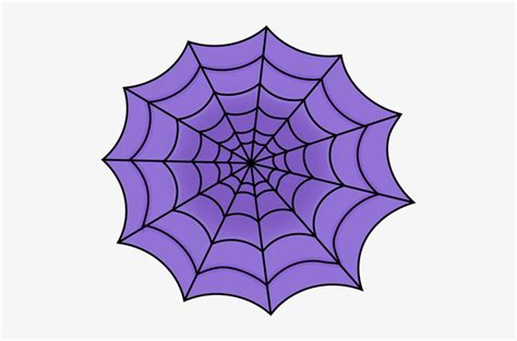 Purple Spider Web Halloween Clipart, Halloween Ideas, - Spider Web Clipart Black And White PNG ...