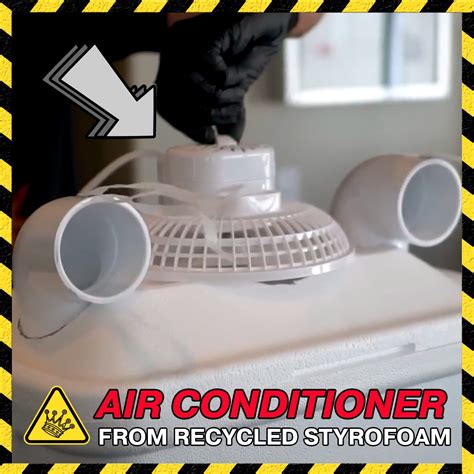 How To: Recycled Styrofoam Air Conditioner *DIY* | air conditioning ...