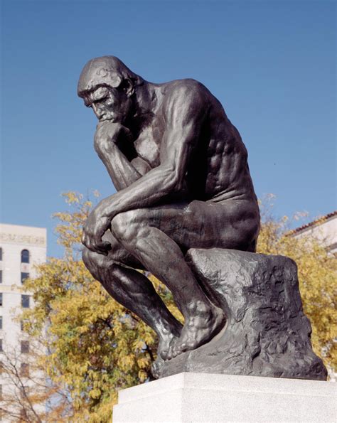 The Thinker and the Thought Print Giclée Prints Art & Collectibles etna ...