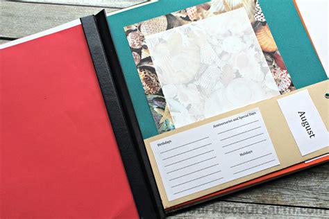 Greeting Card Organizer Book - Our Piece of Earth