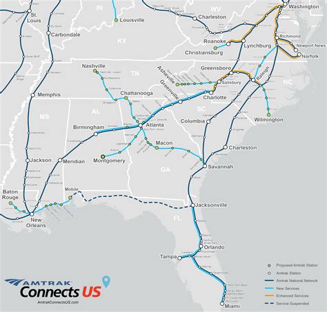 Amtrak Map West Coast